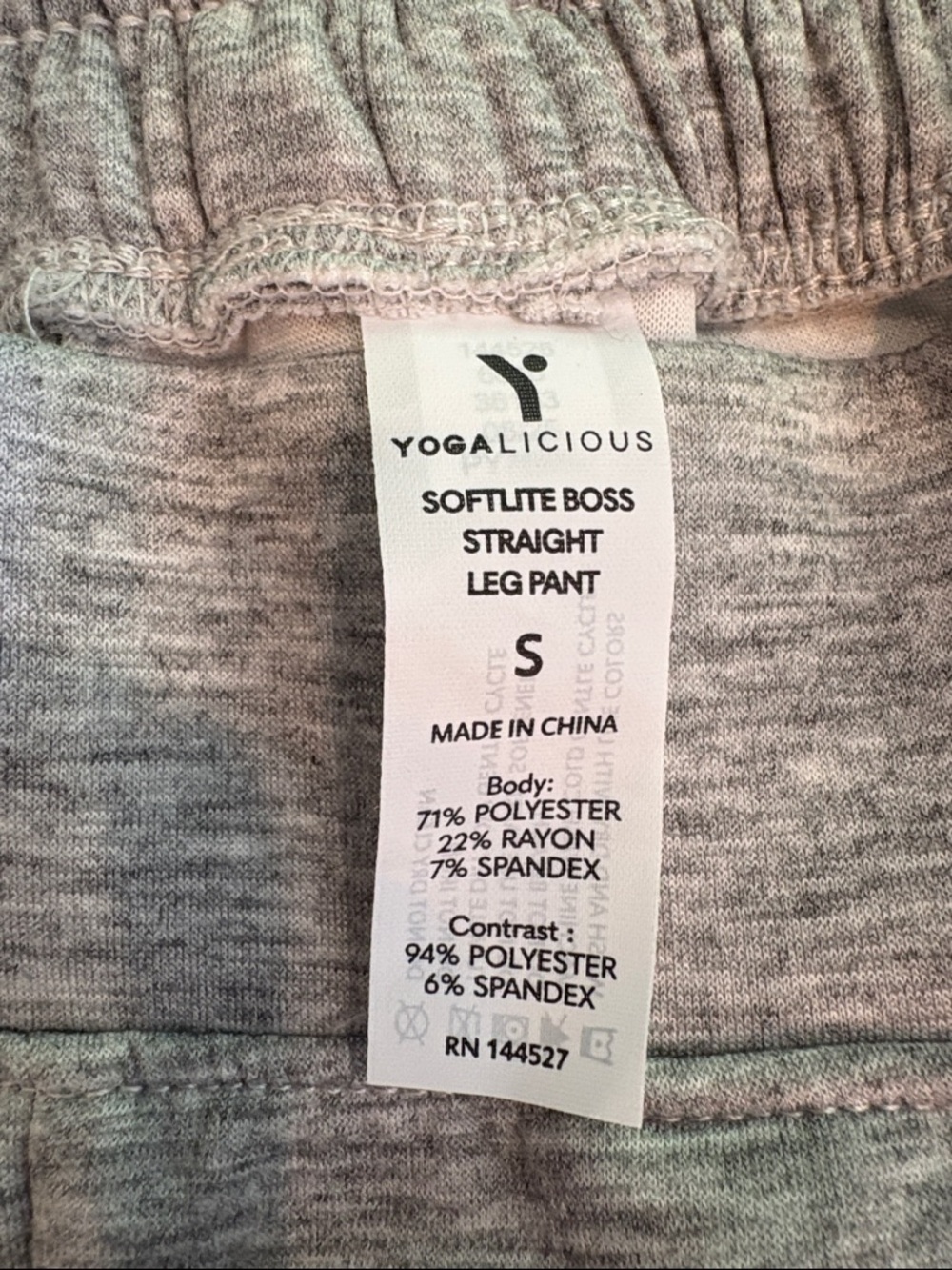 Yogalicious Light Heather Gray Casual Lounge Shorts - Picture 3 of 5